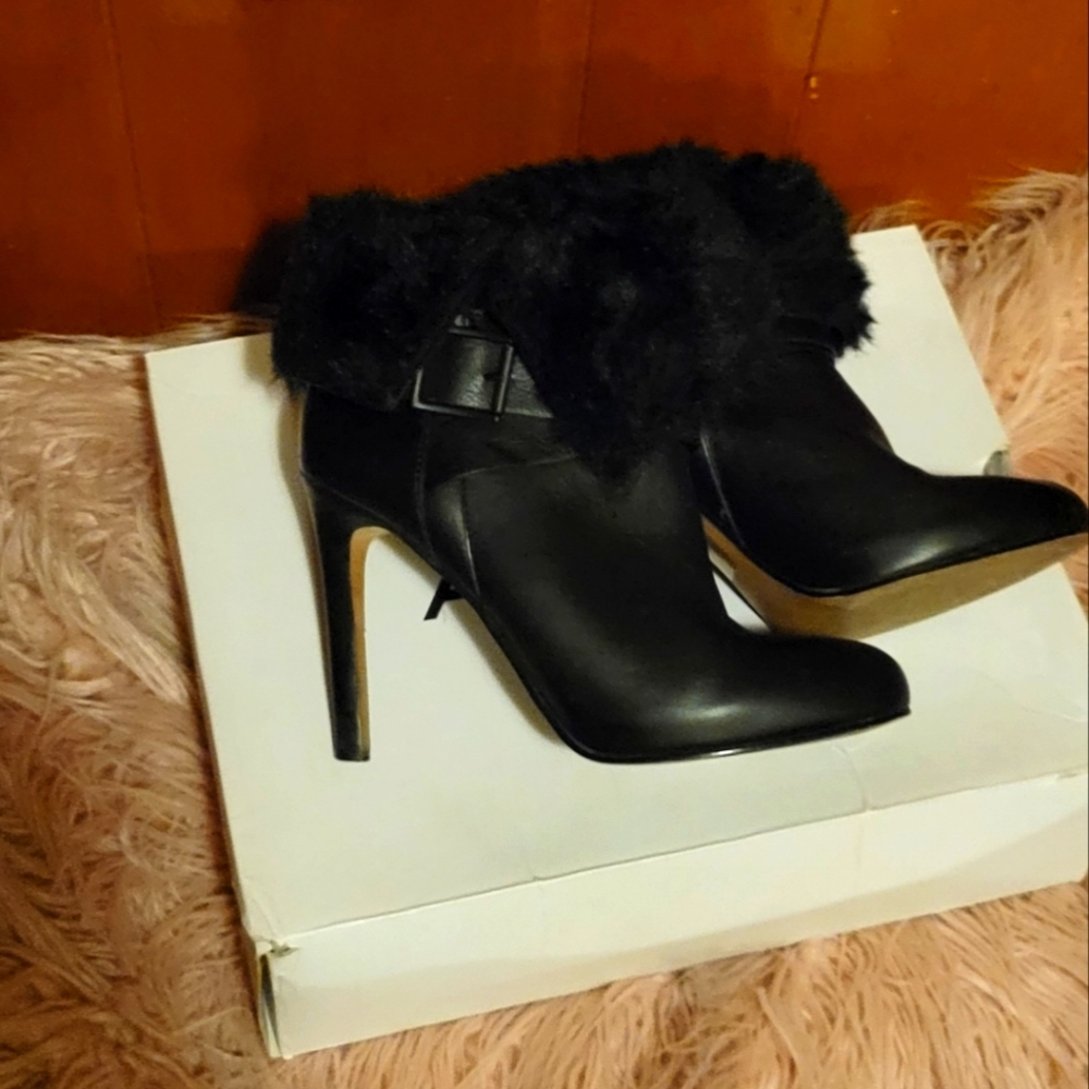 Black ankle bootie